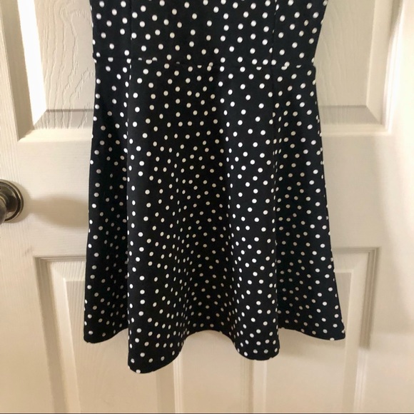 H&M Fit and Flare Polka Dot Dress - Picture 4 of 7